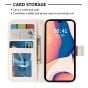 IPhone 15 Plus Flip PU Leather Wallet 3D Print Owl Design Case - CellularPort