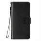 IPhone 15 Flip PU Leather Wallet Classic Card Pockets With Wrist Strap Case Black - CellularPort