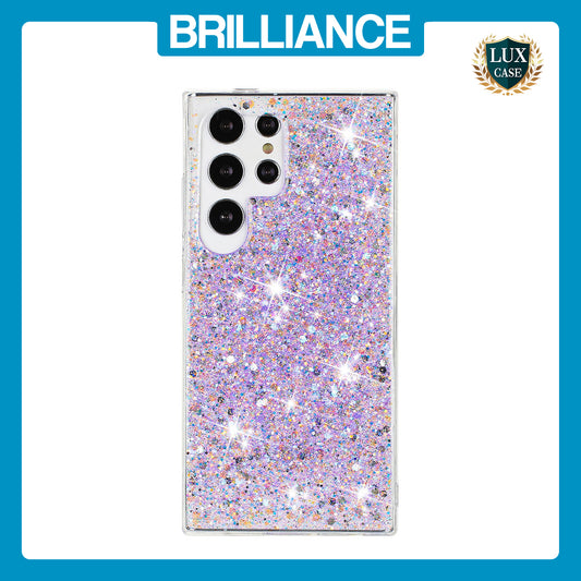 Samsung S23 Ultra Purple Crystal Clear Case