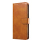 IPhone 15 Book Flip Soft PU Leather Wallet With Card Pockets Case Light Brown - CellularPort