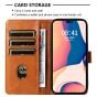 IPhone 15 Pro Max Book Flip Soft PU Leather Wallet With Card Pockets Case Light Brown