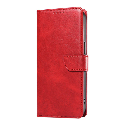 IPhone 15 Pro Max Book Flip Soft PU Leather Wallet With Card Pockets Case Red - CellularPort