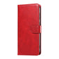 Samsung S24 Ultra Book Flip Soft PU Leather Wallet With Card Pockets Case Red - CellularPort