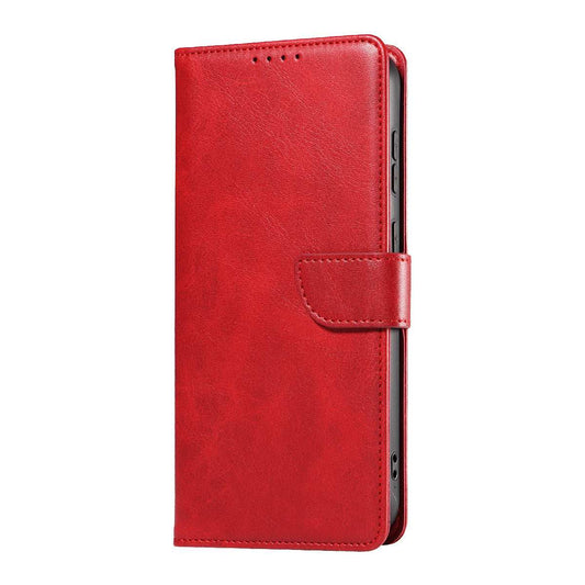 Samsung S24 Ultra Book Flip Soft PU Leather Wallet With Card Pockets Case Red - CellularPort