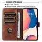 IPhone 15 Pro Max Book Flip Soft PU Leather Wallet With Card Pockets Case Brown