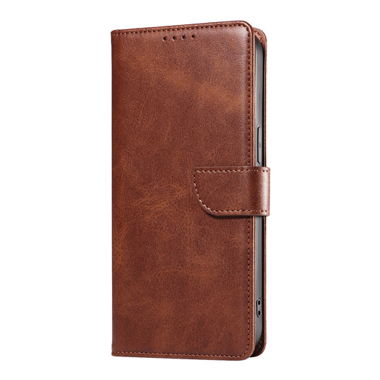 IPhone 15 Pro Max Book Flip Soft PU Leather Wallet With Card Pockets Case Brown - CellularPort