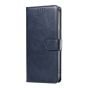 IPhone 15 Pro Max Book Flip Soft PU Leather Wallet With Card Pockets Case Blue