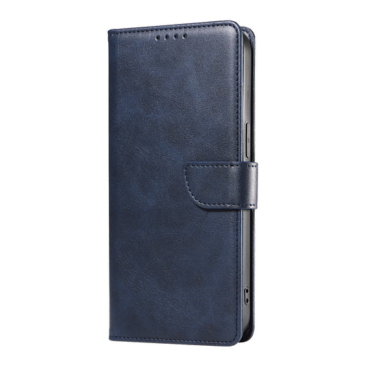 IPhone 15 Pro Max Book Flip Soft PU Leather Wallet With Card Pockets Case Blue - CellularPort
