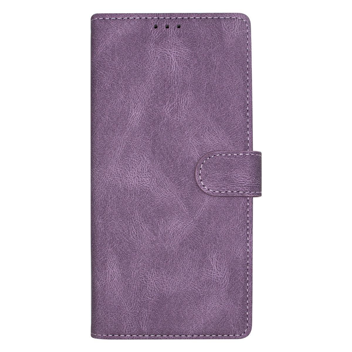 IPhone 15 Pro Flip Premium PU Leather Wallet Business Style With Card Pockets Case Purple