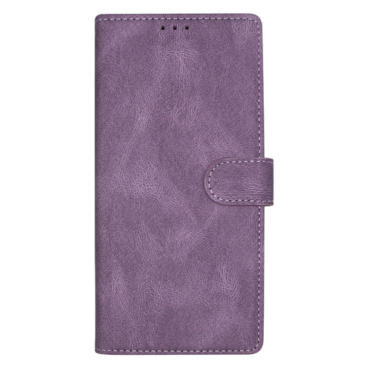 IPhone 15 Pro Flip Premium PU Leather Wallet Business Style With Card Pockets Case Purple