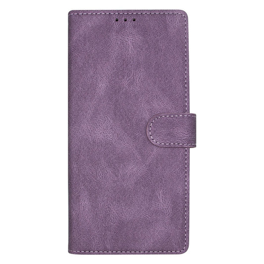 IPhone 15 Pro Max Flip Premium PU Leather Wallet Business Style With Card Pockets Case Purple - CellularPort