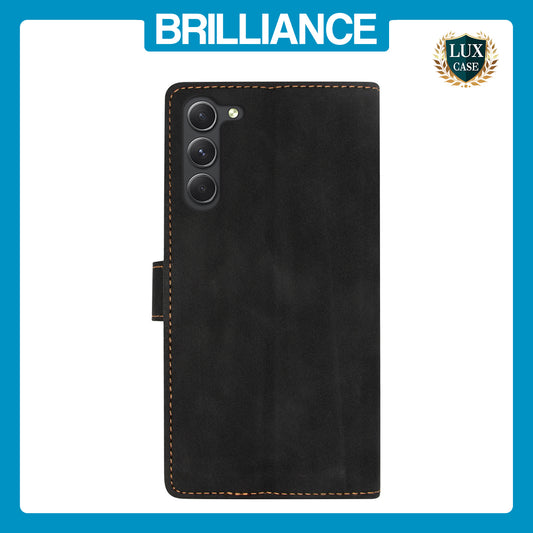 Samsung S23 Plus Black Premium Wallet Case