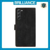 Samsung S23 Plus Black Premium Wallet Case