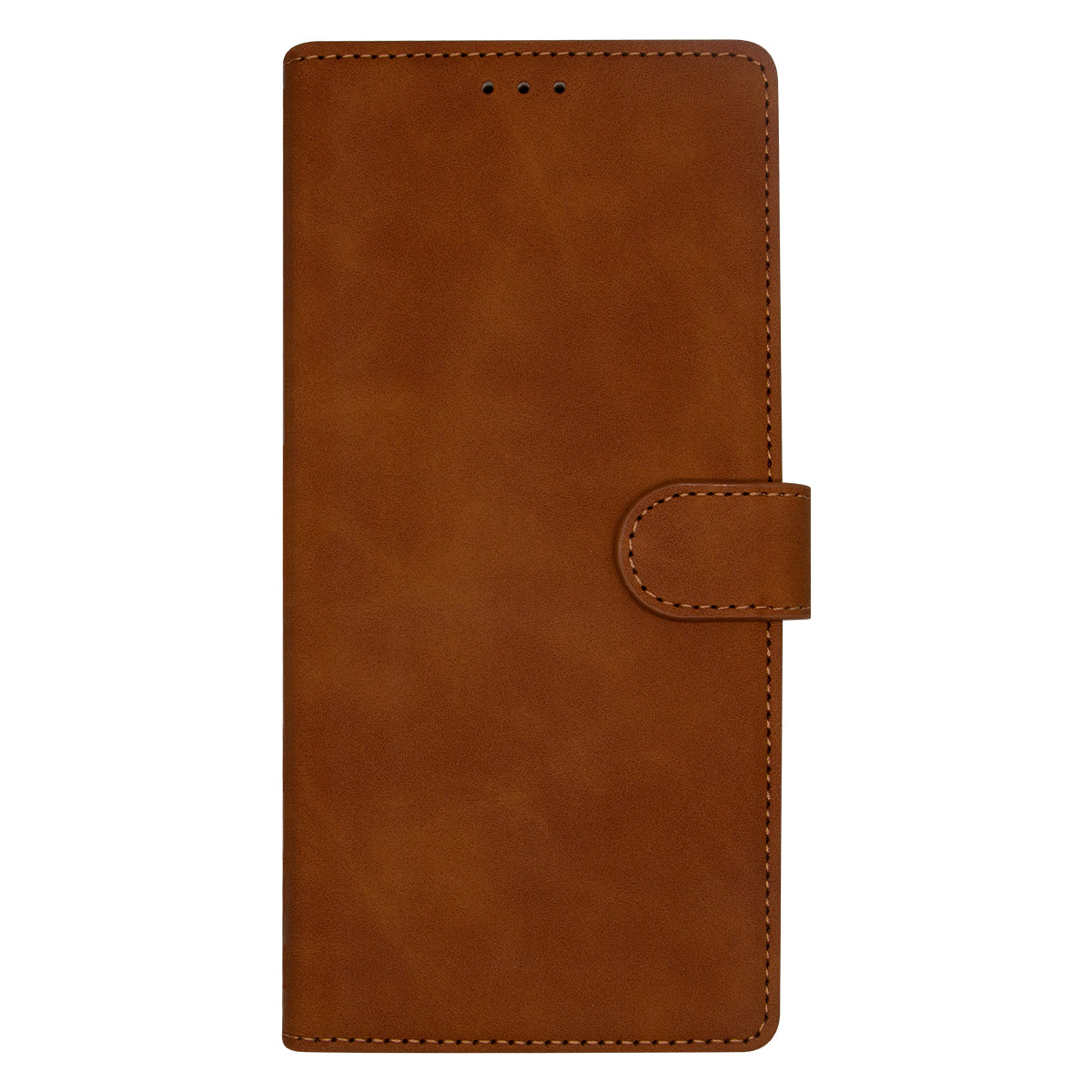 IPhone 15 Pro Max Flip Premium PU Leather Wallet Business Style With Card Pockets Case Brown - CellularPort
