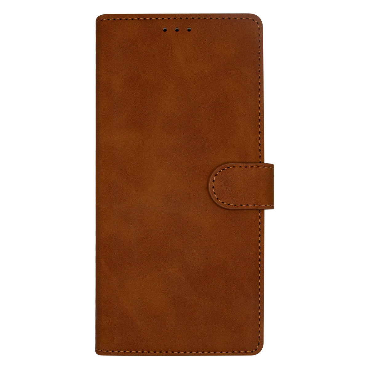 Samsung S24 Ultra Flip Premium PU Leather Wallet Business Style With Card Pockets Case Brown