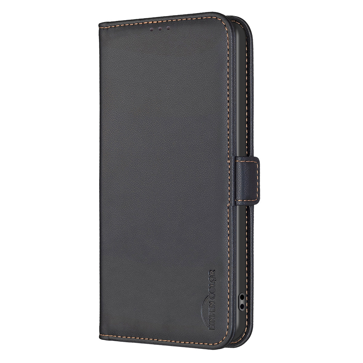 iPhone 15 Pro Max Flip Book PU Leather Wallet Holder & Stand with Card Pockets Case Black - CellularPort
