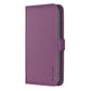 iPhone 15 Flip Book PU Leather Wallet Holder & Stand with Card Pockets Case Purple - CellularPort