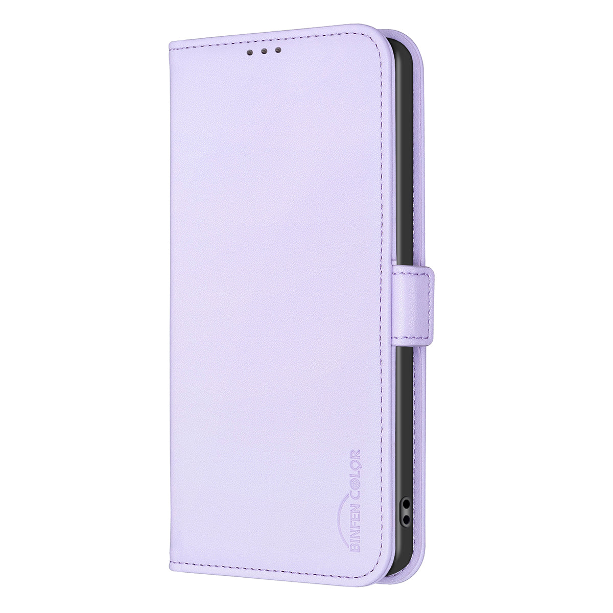 Samsung S24 Plus Flip Book PU Leather Wallet Holder & Stand with Card Pockets Case Light Purple