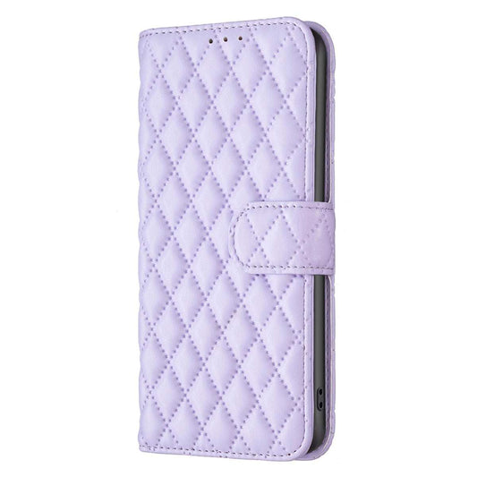IPhone 15 Plus/14 Plus Flip Book PU Real Leather Wallet Holder & Kickstand With Card Pockets Case Purple - CellularPort