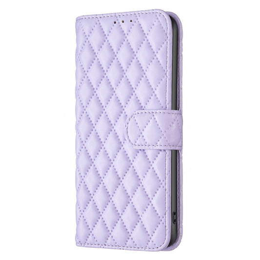 IPhone 15 Pro Max Flip Book PU Real Leather Wallet Holder & Kickstand With Card Pockets Case Purple - CellularPort