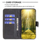 Samsung S24 Plus Flip Book PU Real Leather Wallet Holder & Kickstand With Card Pockets Case Black - CellularPort