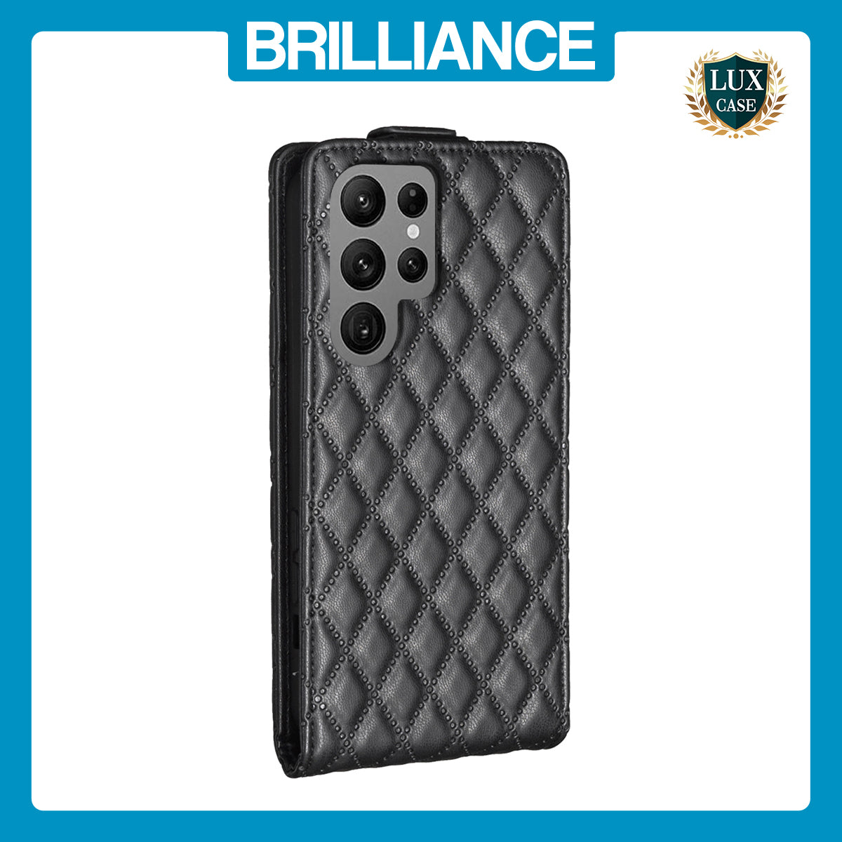 Samsung S23 Ultra Black Photo Frame Wallet Case