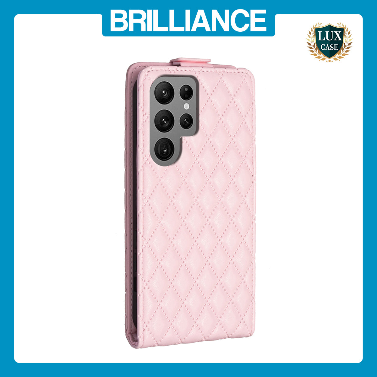 Samsung S23 Ultra Pink Photo Frame Wallet Case