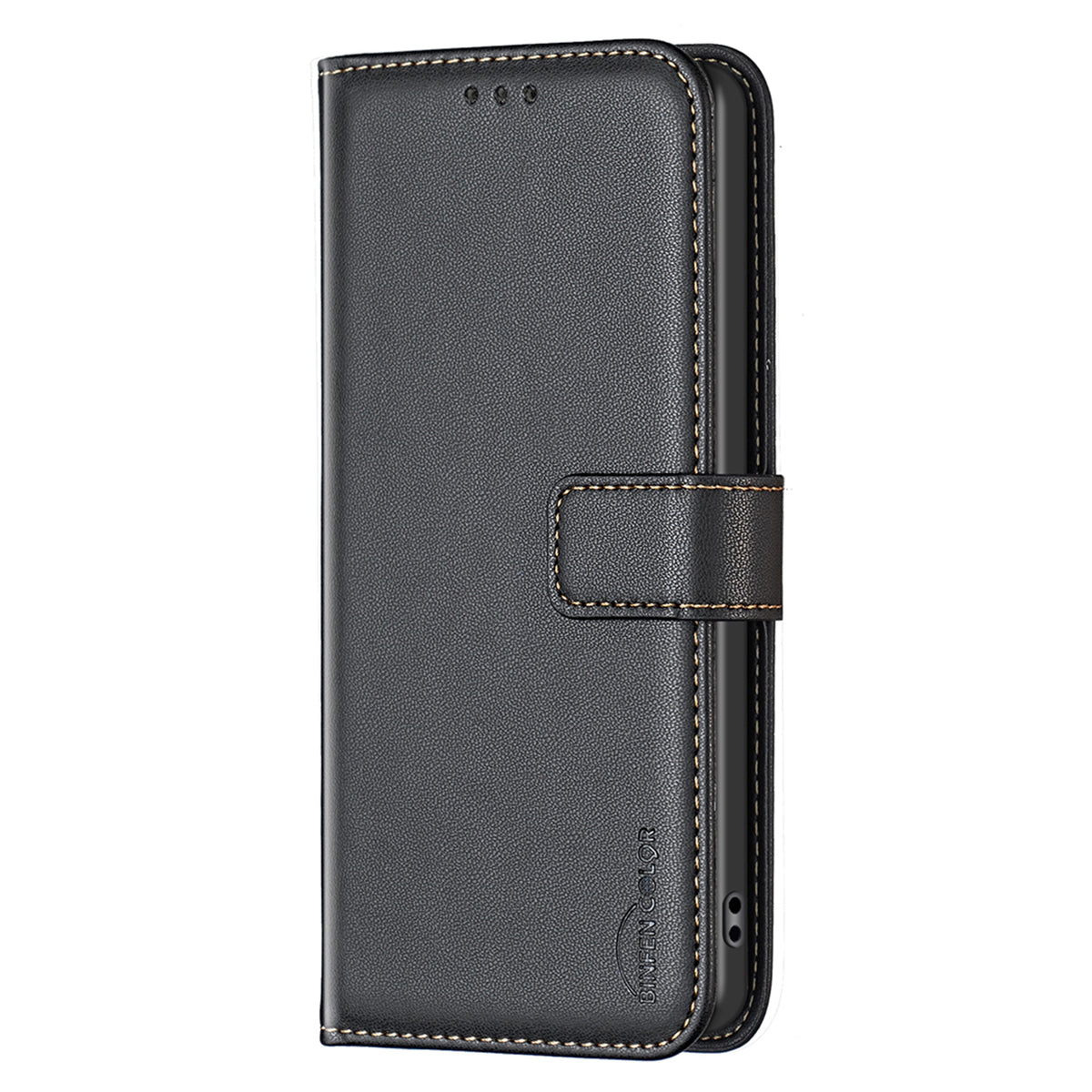 Samsung S24 Ultra Flip Book PU Genuine Leather Detachable Strong Magnetic Wallet With Card Pockets Case Black