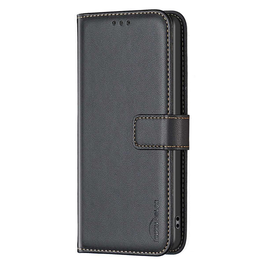 Samsung S24 Ultra Flip Book PU Genuine Leather Detachable Strong Magnetic Wallet With Card Pockets Case Black - CellularPort