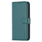 Samsung S24 Ultra Flip Book PU Genuine Leather Detachable Strong Magnetic Wallet With Card Pockets Case Green - CellularPort