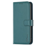 Samsung S24 Ultra Flip Book PU Genuine Leather Detachable Strong Magnetic Wallet With Card Pockets Case Green - CellularPort