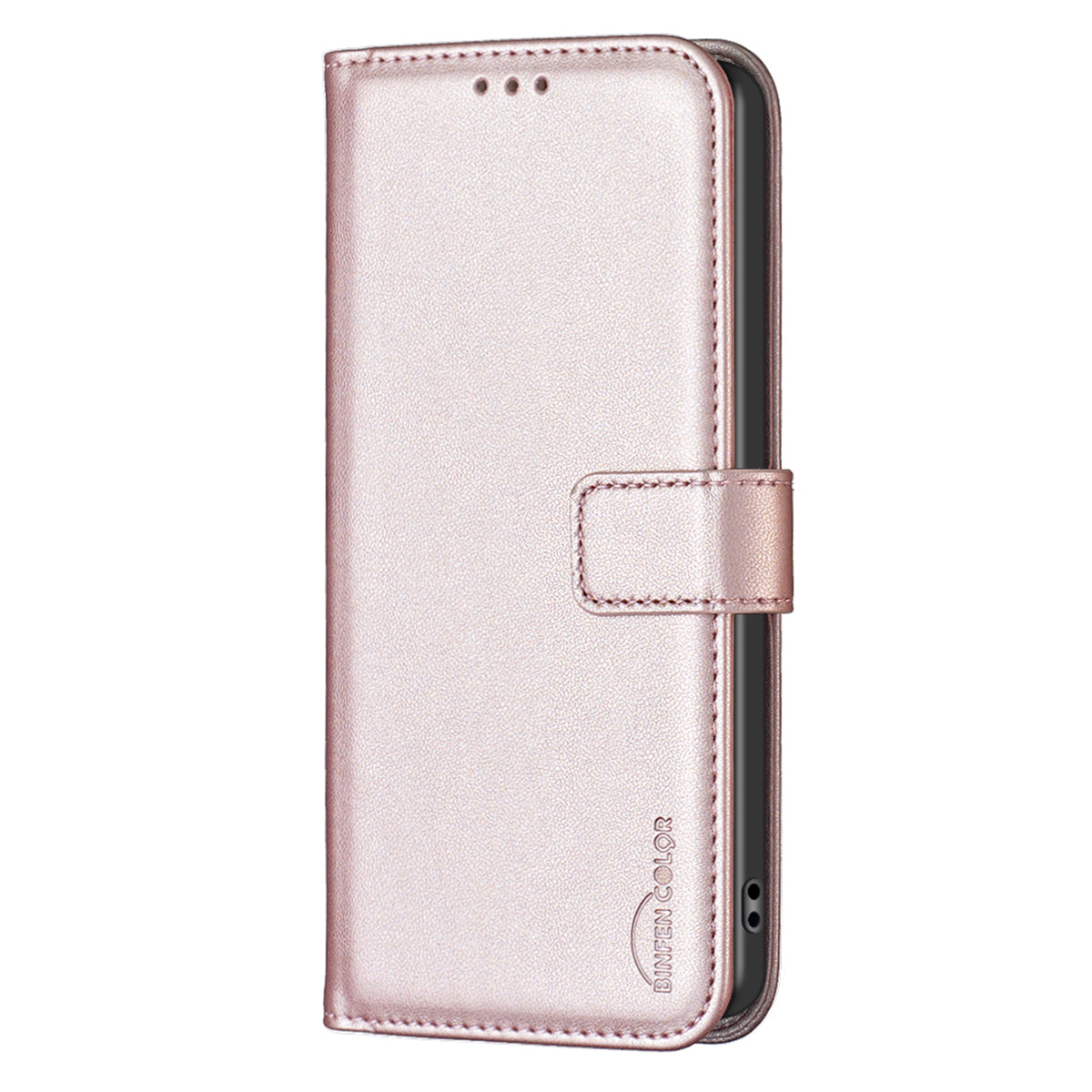 Samsung S24 Ultra Flip Book PU Genuine Leather Detachable Strong Magnetic Wallet With Card Pockets Case Gold