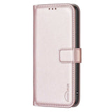 Samsung S24 Ultra Flip Book PU Genuine Leather Detachable Strong Magnetic Wallet With Card Pockets Case Gold - CellularPort