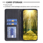 iPhone 16 Pro Flip PU Leather Holder Slots Magnetic Wallet with Card Pockets Case Black - CellularPort