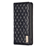 iPhone 16 Pro Flip PU Leather Holder Slots Magnetic Wallet with Card Pockets Case Black - CellularPort