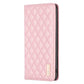 iPhone 16 Pro Flip PU Leather Holder Slots Magnetic Wallet with Card Pockets Case Pink - CellularPort