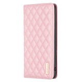 iPhone 16 Pro Flip PU Leather Holder Slots Magnetic Wallet with Card Pockets Case Pink - CellularPort