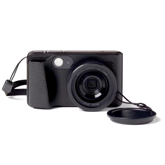 8MP 4K Digital Camera - heyday Black: Mirrorless, UHD Video, 512GB Capacity -...