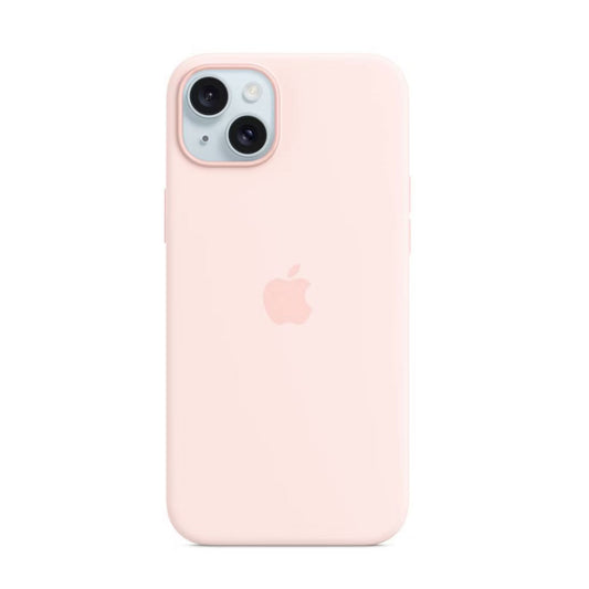 Apple iPhone 15 Plus Silicone Case – Light Pink