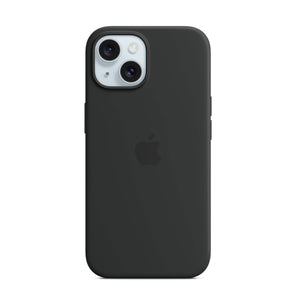 Apple iPhone 15 Silicone Case – Black