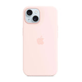 Apple iPhone 15 Silicone Case – Light Pink