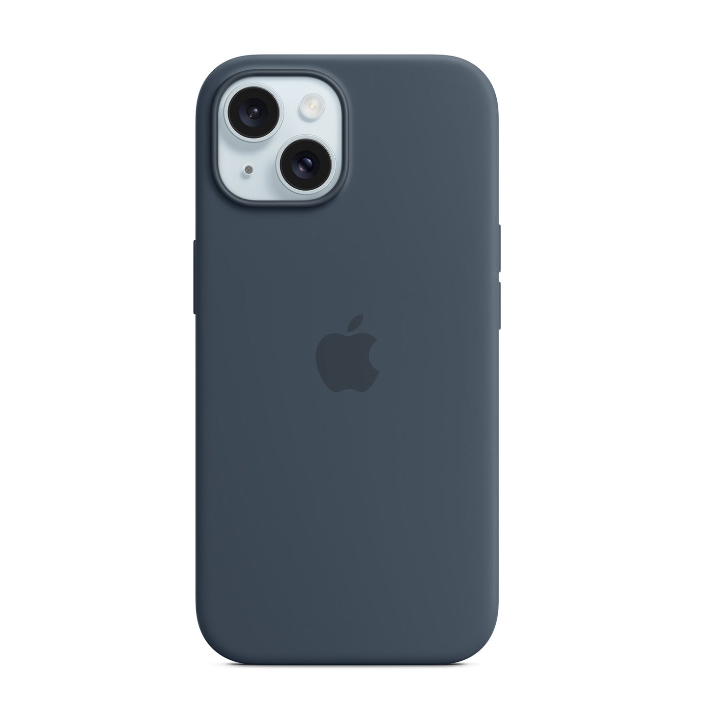 Apple iPhone 15 Silicone Case – Storm Blue