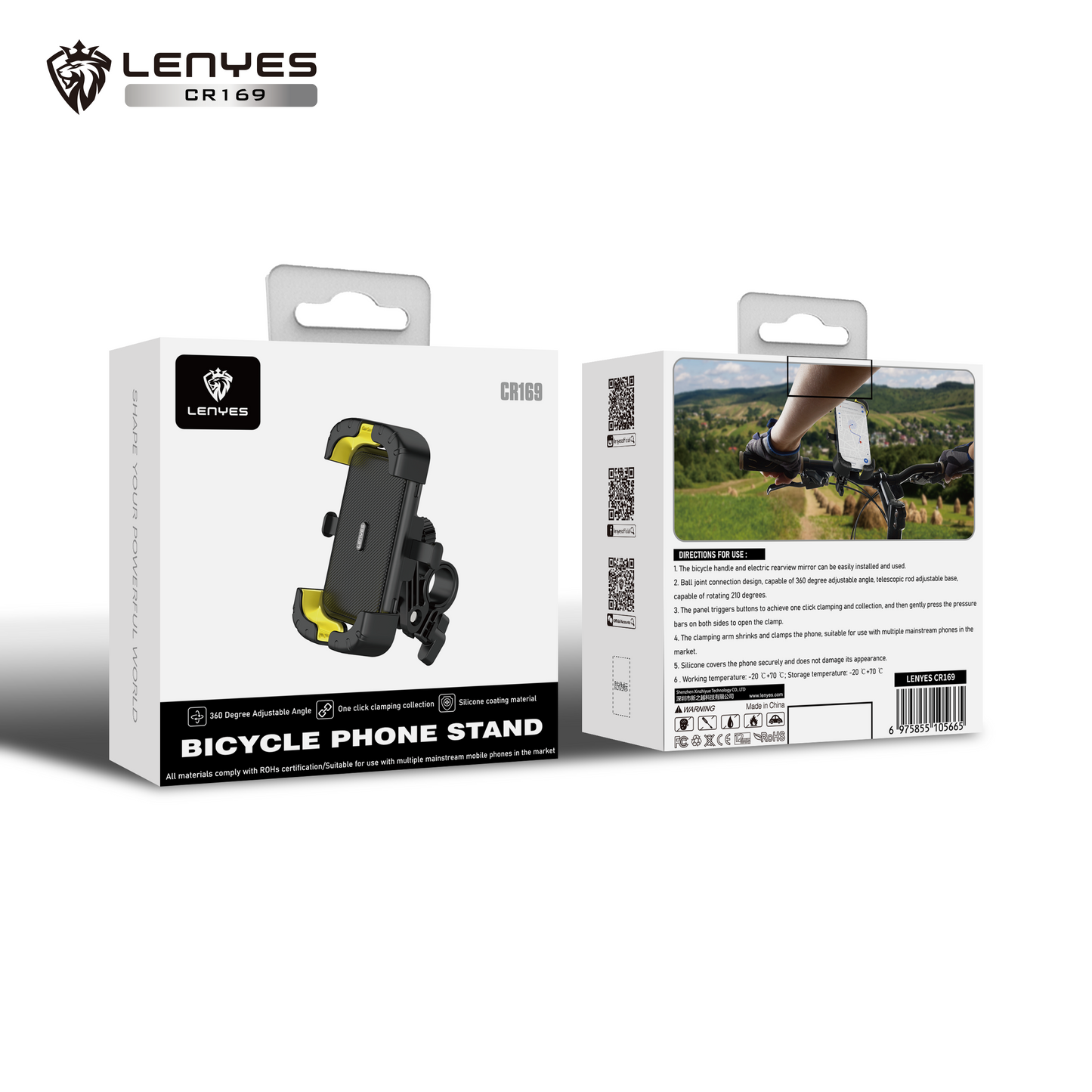 Lenyes CR169 Bicycle Phone Holder