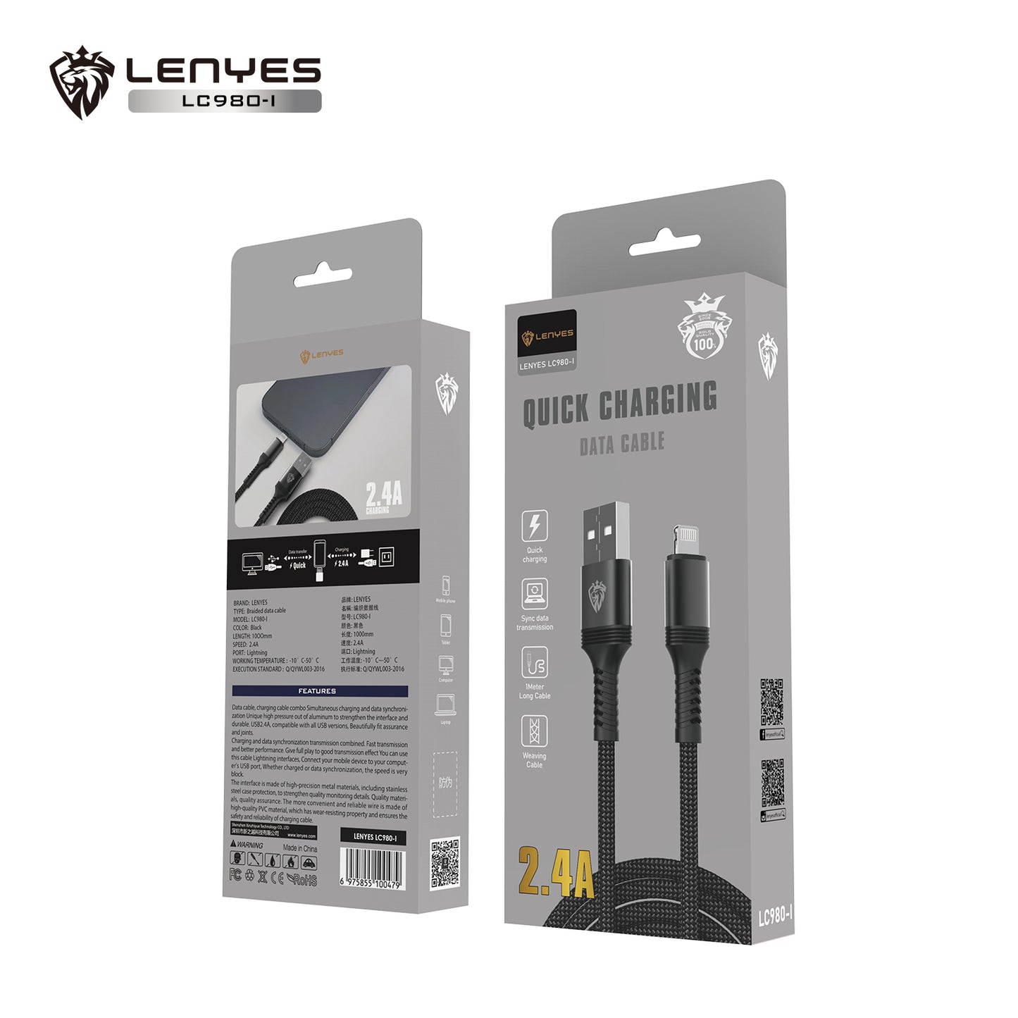 Lenyes LC980-I Quick Data Cable