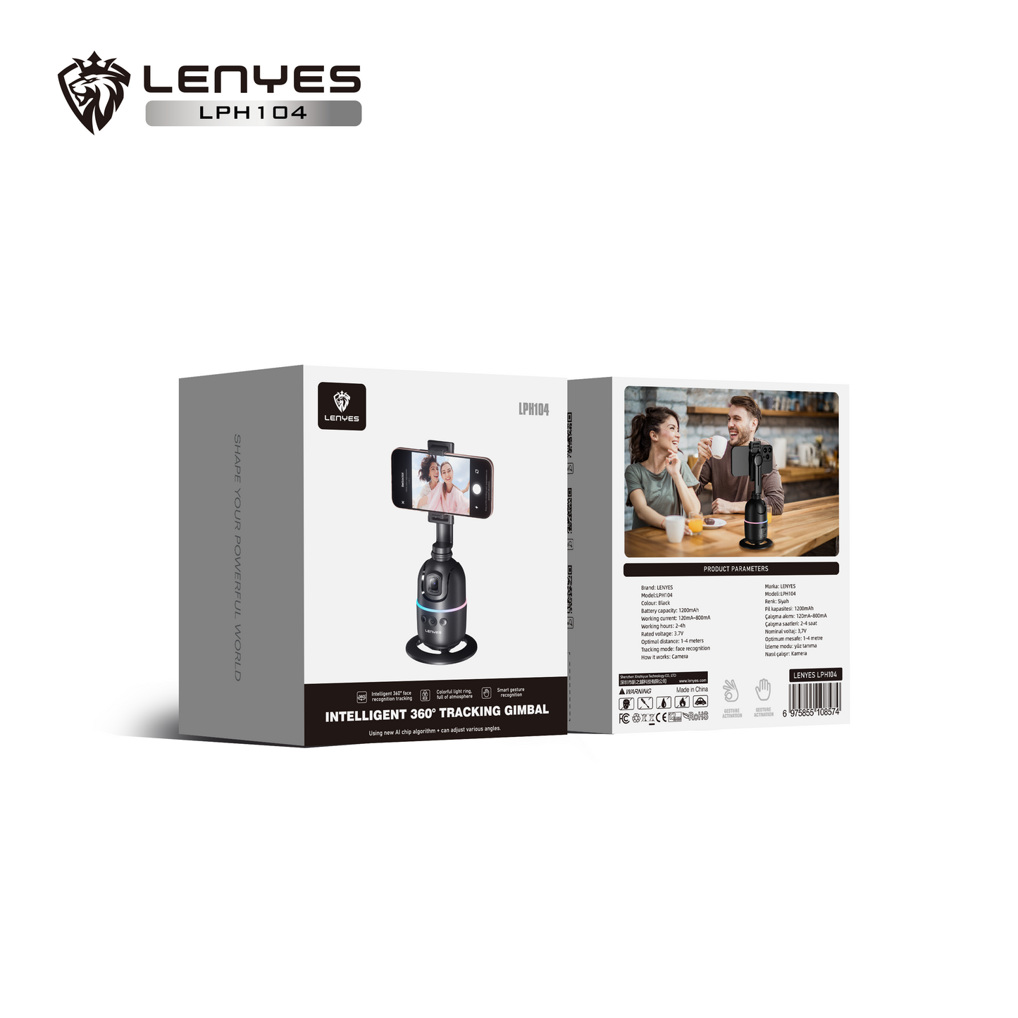 Lenyes LPH104 360 Tracking Gimbal