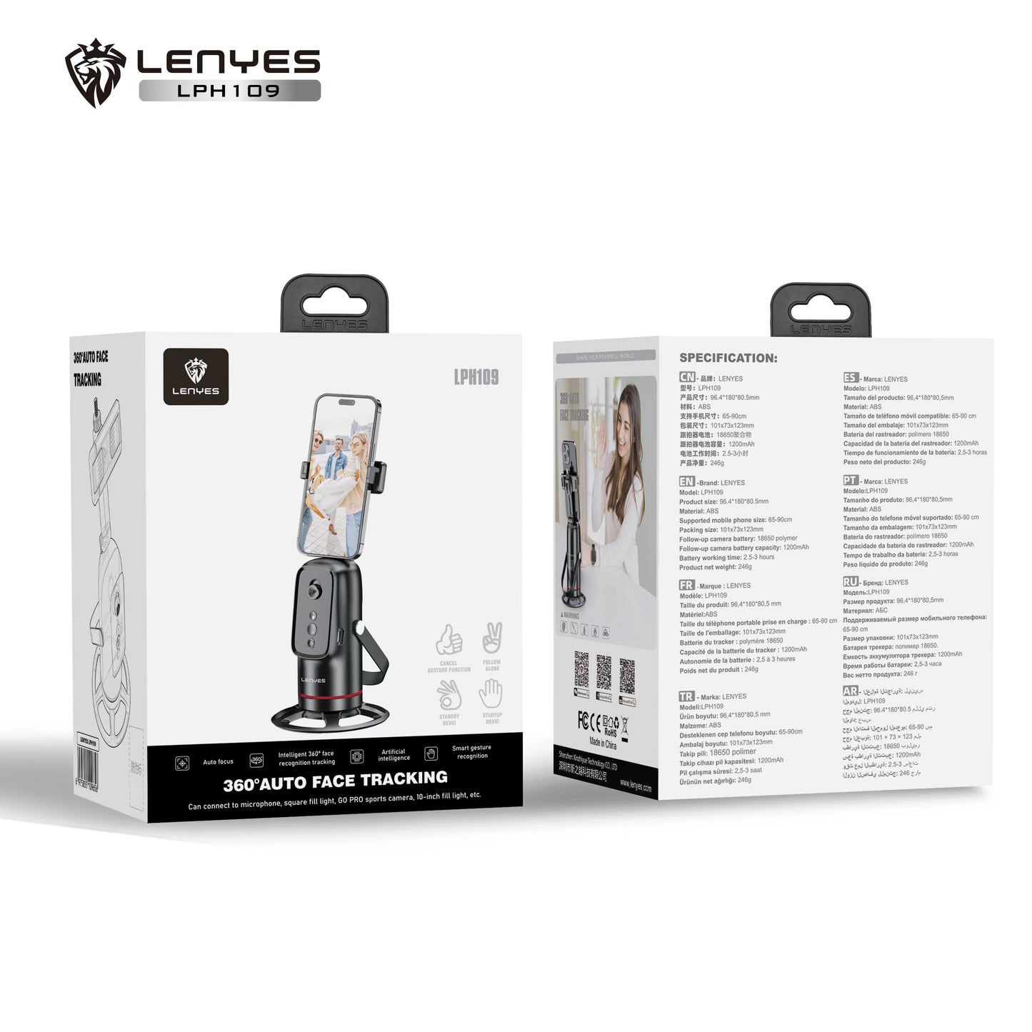 Lenyes LPH109 360 Tracking Holder
