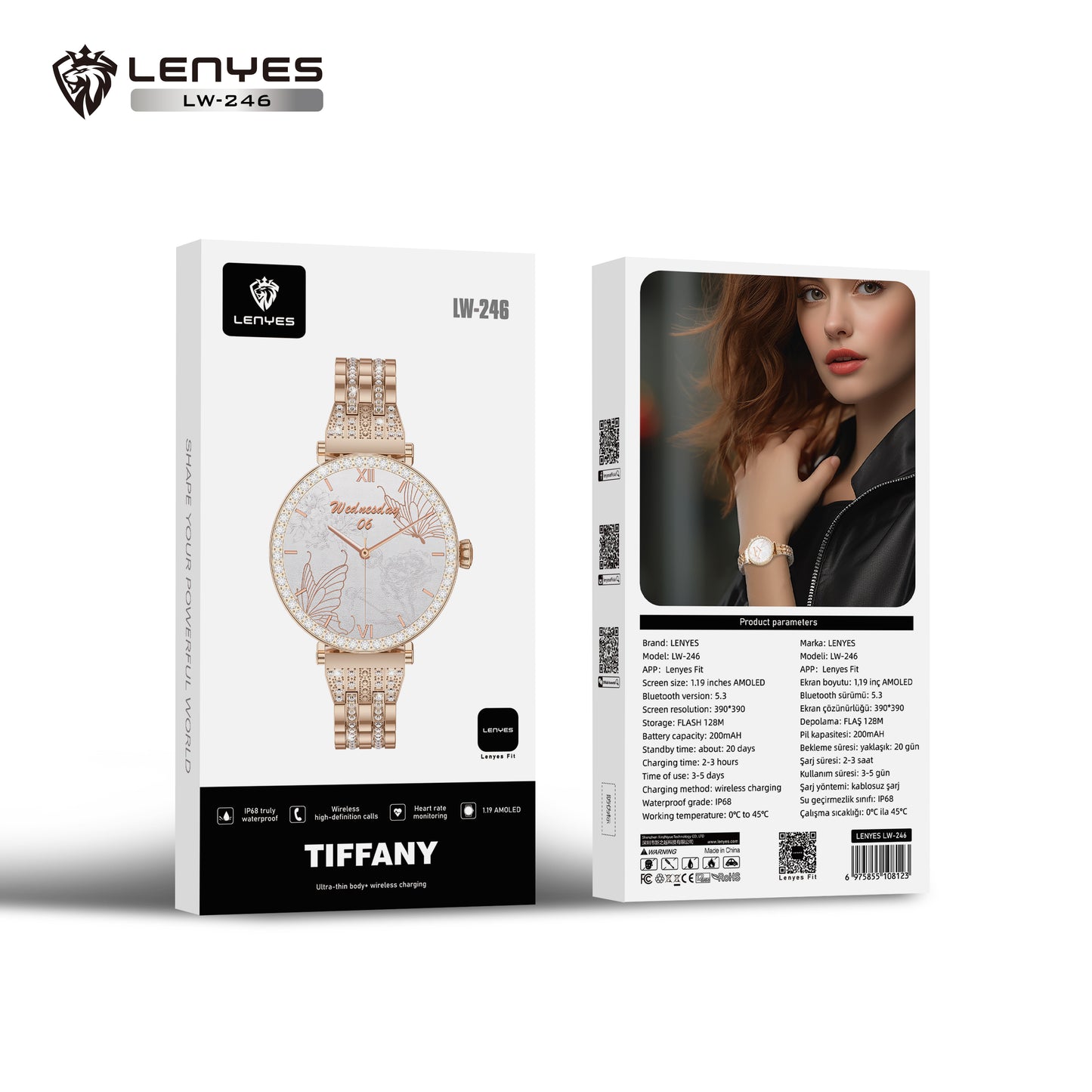 Lenyes LW246 Tiffany Watch