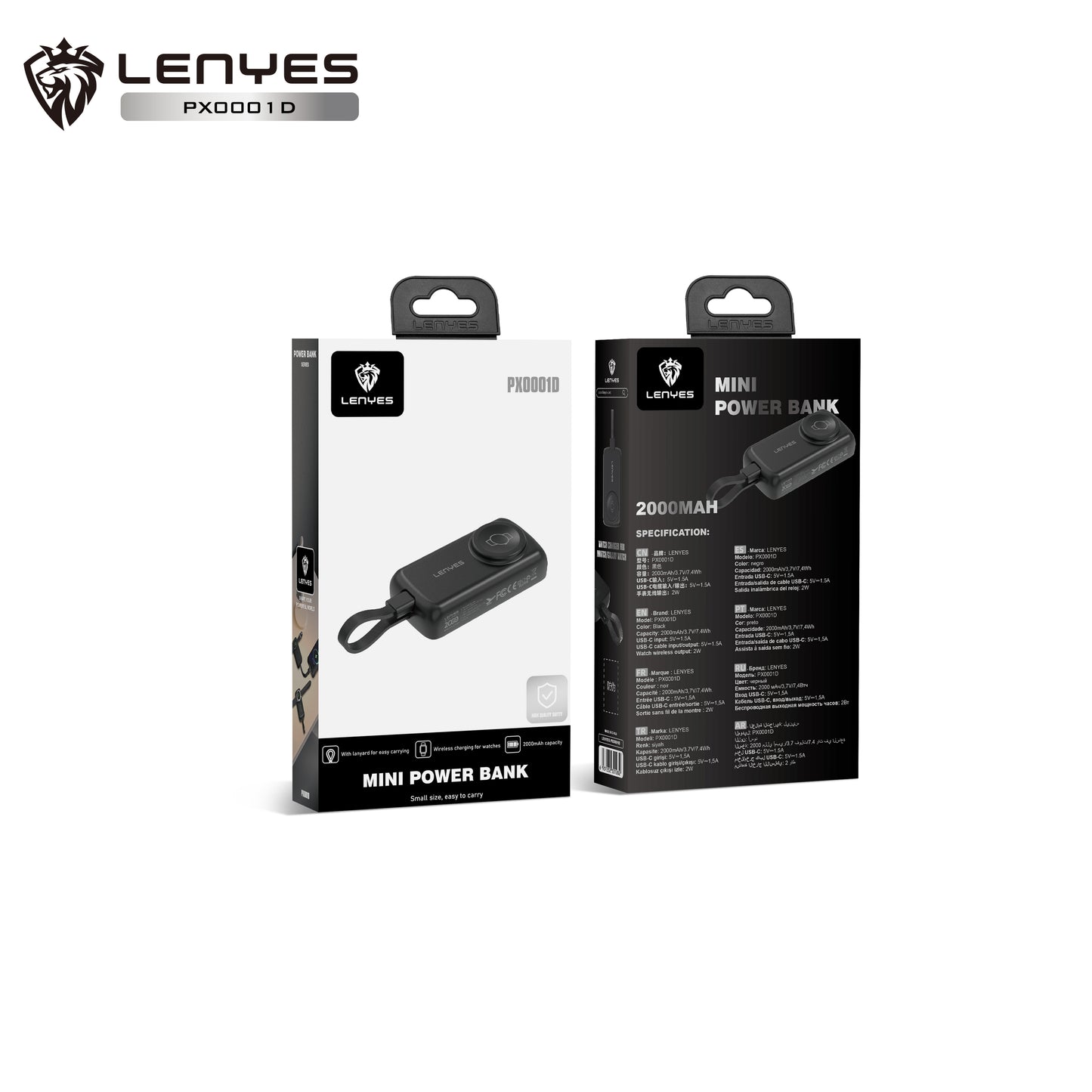 Lenyes PX0001D Mini Power Bank