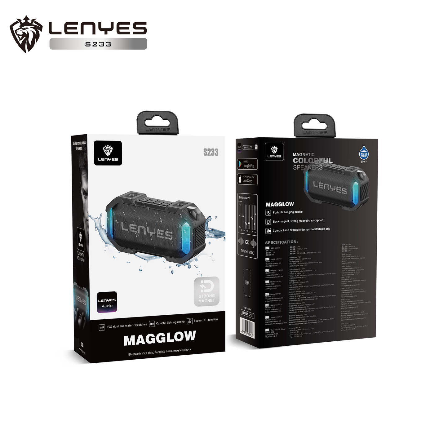 Lenyes S233 Magglow Speaker