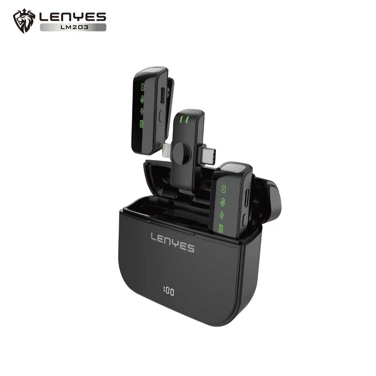 Lenyes_LM203_Wireless_Microphone